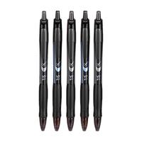 得力 连中三元 S66 拔帽中性笔 黑色 0.5mm 12支装