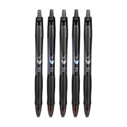 得力 连中三元 S66 拔帽中性笔 黑色 0.5mm 12支装