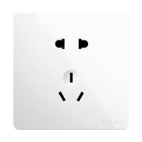 DELIXI 德力西 CD158系列 正五孔插座 时尚白