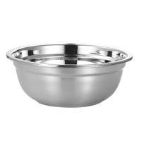 尚菲优品不锈钢汤盆24cm 洗菜盆和面盆汤盆面碗汤碗 SFYP046-24 加厚不锈钢碗汤盆24CM(一只装)