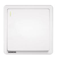 SIEMENS 西门子 Adela致典系列 5TA1412-3NC01 一开单控开关 雅白色 普通款