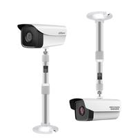 安保力科 监控伸缩支架铝合金室内室外摄像头吊装壁装加长杆通用海康大华枪机摄像机加长立杆延长万向支架 银色：60-120cm