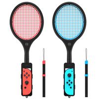 IINE 良值 适用任Switch OLED 马里奥网球拍 一套两个装 NS配件 二代红蓝色(支持Sports使用)-L673