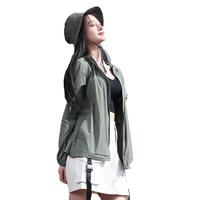 骆驼（CAMEL）夏季防晒衣UPF40+轻薄透气速干防紫外线户外轻薄风衣外套皮肤衣 A012251008H，峨眉绿，男女同款 XL