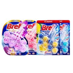 Bref 汉高香氛洁厕球组合装8挂马桶除臭洁厕灵马桶清洁去污防垢  400g 8挂 4种香型