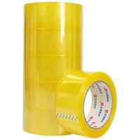 永冠透明胶带封箱封口快递打包宽胶带货物工厂仓库搬家60mm*100y(91.4m)*45um*6卷