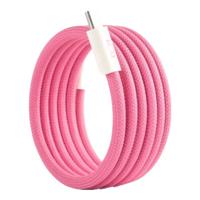 candysign/制糖工厂 100W快充 USB C-C充电线 尼龙织 暖粉 Type-C Type-C 100W 5A