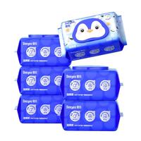 德佑湿厕纸家庭装80抽*6包 洁厕湿纸巾厕纸湿巾 可搭配卷纸卫生纸使用
