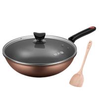 COOKER KING 炊大皇 B50069 炒锅(32cm、不粘、有涂层、铝合金、咖啡色)