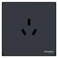 Schneider Electric 施耐德电气 皓呈系列 A3T426_16S_DG_C1 三孔16A插座 雅致黑