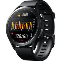 dido E10 Max 智能手表 39.02mm 尊享皮黑款（血压、血氧、ECG）