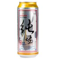 益生啤酒 麦香清爽 纯生态啤酒  听装 500mL