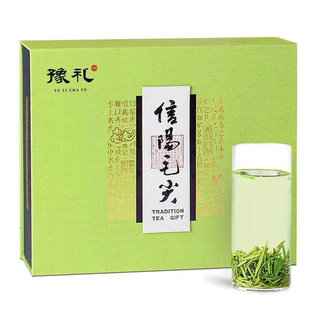 仰天雪绿 2023年新茶 信阳毛尖茶叶特级嫩芽春茶浓香绿茶叶礼盒装250g