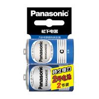 Panasonic 松下 碳性2号C型干电池 2节 R14NU/2SC