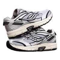 saucony 索康尼 Cohesion 2K 凝聚 中性跑鞋 S79019-1 灰银色 42.5