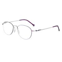 夕阳红 AX5325 防蓝光老花镜 银间紫 1副 150度