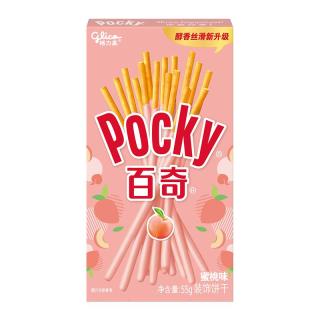 Pocky 百奇 装饰饼干 蜜桃味 55g