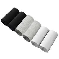 芝麻时光100%纯棉全棉7a级抗菌袜子 中筒 男 防臭袜 袜子男 防臭四季秋冬 拍1发6混色【包含共发 6双 均码【39-44码】