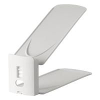 LCSHOP 懒角落 CSHOP 懒角落 鞋架双层鞋托架可调节鞋子收纳架鞋柜分层隔板置物架 白色5个装 双层可调节鞋架 5个装