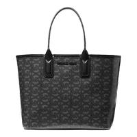 MICHAEL KORS MK女包Jodie系列女士时尚新款小号手拎包托特包狗牙包 黑色35H1T2JT1C-BLACK