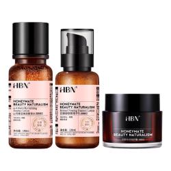 HBN 发光水+精华乳+特润霜套装ABC护肤保湿抗皱紧致