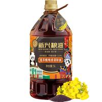 新兴粮油 非转基因 低芥酸纯香菜籽油 5L