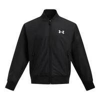 安德玛(UNDERARMOUR) EF Woven男女简约运动休闲外套1389367 黑色001 L