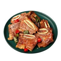 牛勇气 黑椒牛仔骨 2.4斤 牛小排牛肋排半成品方便菜烧烤肉食材源头直发
