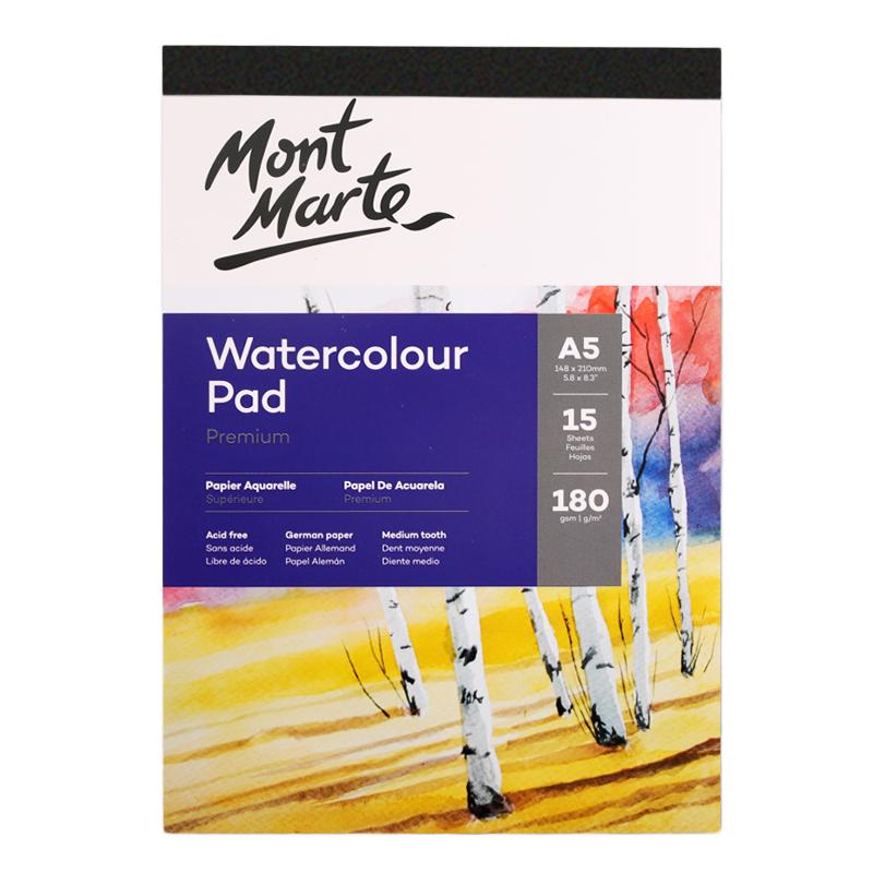 Mont Marte 蒙玛特 MSB0064 水彩本 A5 15本