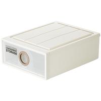 CHAHUA 茶花 990047 抽屉式收纳箱 16L*2个 灰黄色