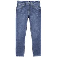 Lee25早春731舒适中腰锥形五袋款中蓝色男牛仔裤潮流A08178 中蓝色 31