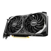 MSI 微星 GeForce RTX 3060 VENTU5 2X 8G OC 万图师 超频版 显卡 8GB 黑色