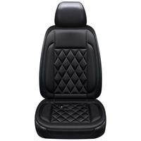 嘉柏兰冬季汽车加热坐垫车载快速加热垫前排车垫子保暖座垫汽车用品通用 【双区加热丨3秒速热】黑色单座