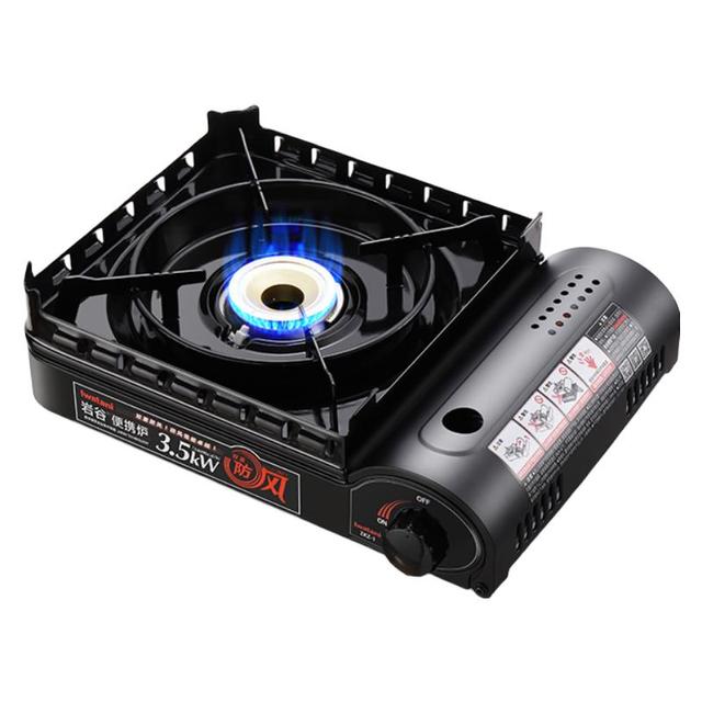 移动端、京东百亿补贴：岩谷 ZKZ-1 便携式卡式炉 黑色 新品