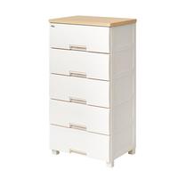 TENMA 天马  Fits系列 F5505 收纳柜(5层、抽屉式、55*41*105cm、米白)