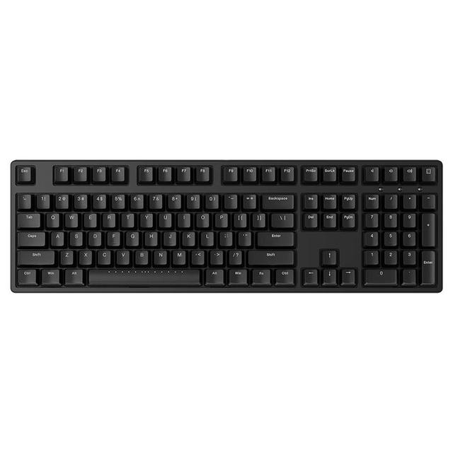 ikbc C108键盘机械键盘cherry轴樱桃键盘电脑办公游戏键盘咖色有线红轴 108键 咖色