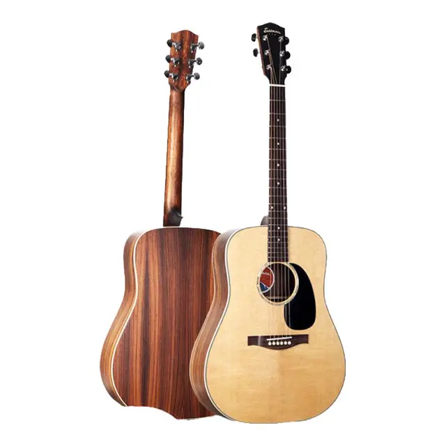 Eastman 民谣吉他 伊斯特曼41英寸哑光原木色单板木吉他 PCH2D