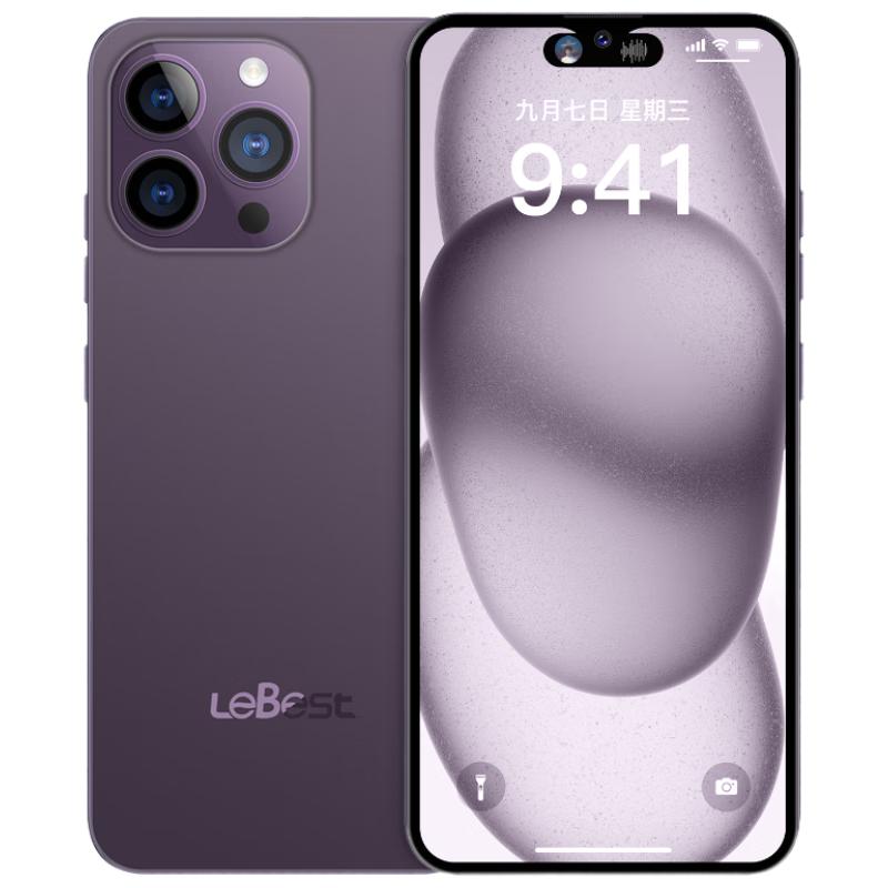 Lebest X16promax 5G智能手机 紫色 4GB+128GB