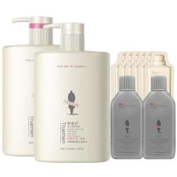 阿道夫 洗沐套装 洗发水沐浴露450ml*2 茶树精油香氛
