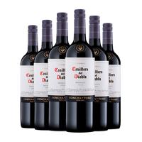 Casillero del Diablo 红魔鬼 干露酒庄中央山谷梅洛干型红葡萄酒 6瓶*750ml套装