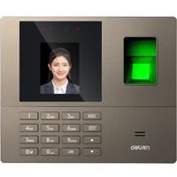 得力（deli）考勤机人脸+指纹 高灵敏度面部识别快速指纹打卡考勤机 大容量企业员工智能签到机 【33800】无需网络  升级掌静脉