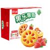 嘉士利 果乐果香 果酱味夹心饼干  草莓味510g/盒 休闲零食