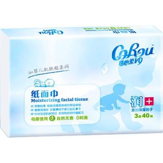今日必买：可心柔 婴儿纸巾云柔巾 3层 40抽*5包