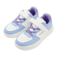 探路者儿童 TOREAD kids 男女童鞋2024年时尚百搭儿童运动板鞋QFSSBL95902- 冰蓝色紫色 34码