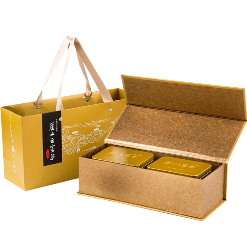 公和厚2021新茶叶庐山云雾明前特级绿茶茶叶礼盒装送礼江西春茶2*60g