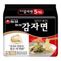 NONGSHIM农心韩国辛拉面方便面泡面汤面袋面速食韩式多口味 土豆面5连包