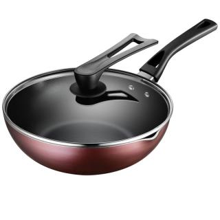 爱仕达 JL28G2WG-K 不粘炒锅 28cm 香槟金