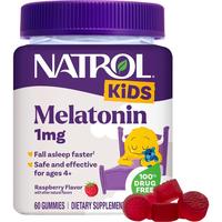 NATROL 儿童褪黑素软糖 树莓味 60粒