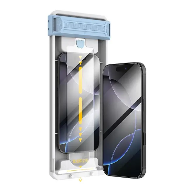 瓦力【全胶钢化膜】适用苹果16钢化膜iPhone16/15高清微曲全胶防摔耐磨防刮钢化手机保护膜-带秒贴