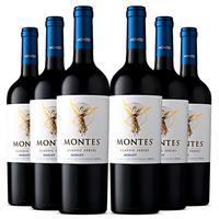 MONTES 蒙特斯 天使秘密 科尔查瓜谷干型红葡萄酒 2018年 6瓶*750ml套装 整箱装